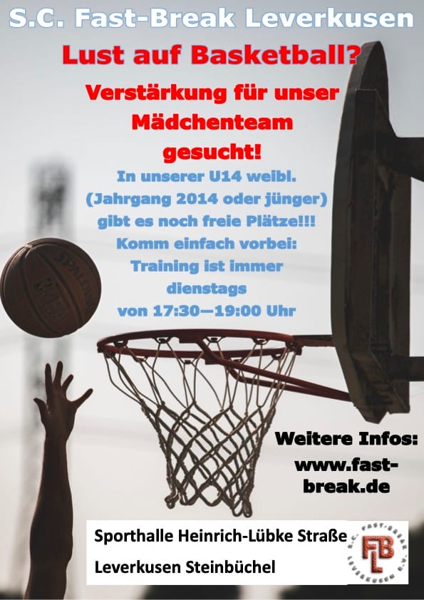 Mädchenteam sucht Verstärkung