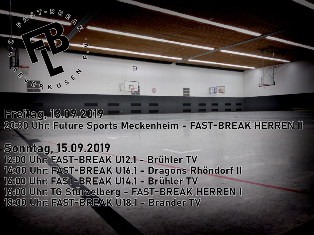 Saison 2019/2020 Es geht wieder los!